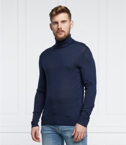 Niebieski sweter Michael Kors w stylu casual z wełny