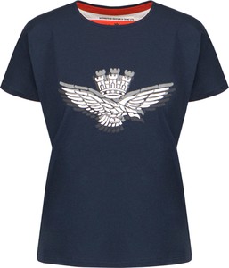 T-shirt Aeronautica Militare z okrągłym dekoltem