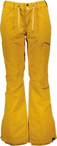 Żółte spodnie sportowe Roxy w sportowym stylu