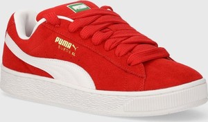 Puma sneakersy skórzane Suede XL kolor różowy 395205