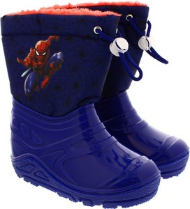 Granatowe buty dziecięce zimowe Spiderman