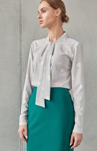 Bluzka Style w stylu casual z okrągłym dekoltem