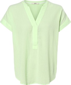 Zielona bluzka Esprit w stylu casual z bawełny