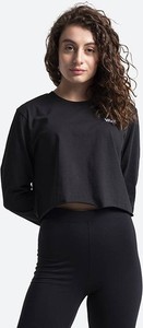 Czarna bluzka Vans z okrągłym dekoltem w stylu casual