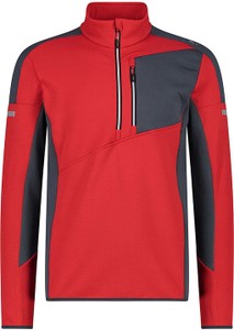 Czerwona bluza CMP z polaru w sportowym stylu