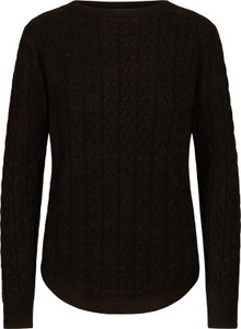 Czarny sweter Mint & Mia w stylu casual z kaszmiru