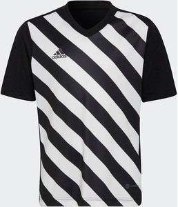 Koszulka dziecięca Adidas w paseczki z dżerseju