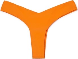 Pomarańczowy strój kąpielowy Cropp