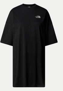 Czarna sukienka The North Face z długim rękawem mini w sportowym stylu