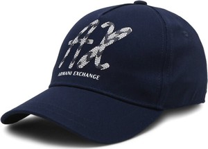 Granatowa czapka Armani Exchange