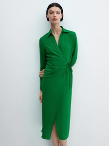 Zielona sukienka Mango maxi