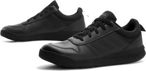 Czarne buty sportowe Adidas ze skóry