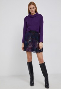 Fioletowy sweter DKNY w stylu casual