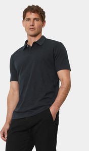 Czarny t-shirt Marc O'Polo z krótkim rękawem