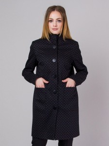 Czarny płaszcz Willsoor w stylu casual