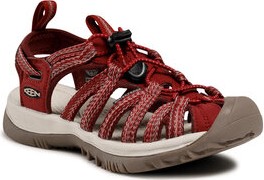 Czerwone sandały Keen sznurowane w stylu casual