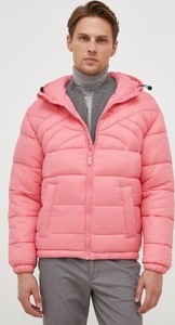 Różowa kurtka United Colors Of Benetton w stylu casual