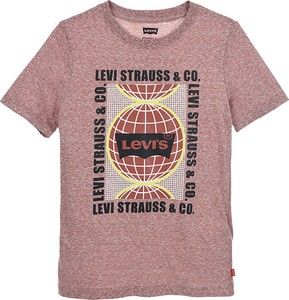 Różowa koszulka dziecięca Levis dla chłopców