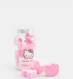 Sinsay - Gąbki do makijażu 10 pack Hello Kitty - różowy