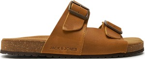 Brązowe buty letnie męskie Jack & Jones w stylu casual