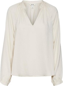 Bluzka Vero Moda w stylu casual z długim rękawem z dekoltem w kształcie litery v