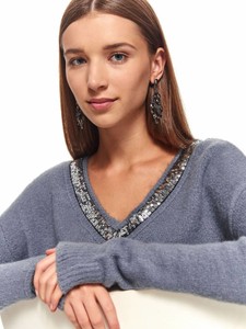 Sweter Top Secret z tkaniny w stylu casual