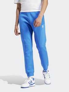 Niebieskie spodnie Adidas z dresówki