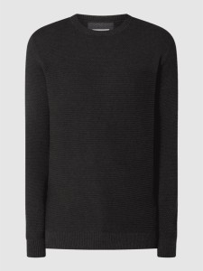 Czarny sweter Tom Tailor w stylu casual z bawełny