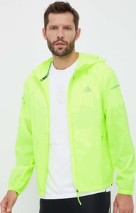 Zielona kurtka Adidas Performance w sportowym stylu