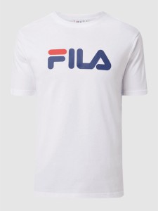 T-shirt Fila z krótkim rękawem w sportowym stylu z bawełny