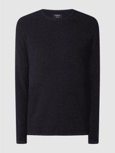Granatowy sweter McNeal z bawełny w stylu casual