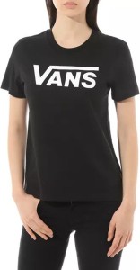 Czarny t-shirt Vans z krótkim rękawem