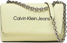 Żółta torebka Calvin Klein mała matowa