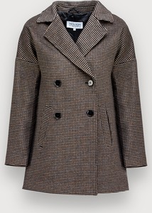 Brązowy płaszcz Molton z wełny bez kaptura w stylu casual