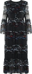Sukienka ubierzsie.com z dekoltem w kształcie litery v z długim rękawem