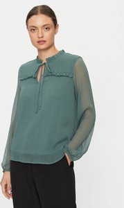 Zielona bluzka Vero Moda z długim rękawem