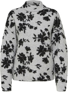 Sweter Selected Femme z wełny z nadrukiem w stylu casual