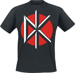 Czarny t-shirt Emp w młodzieżowym stylu z nadrukiem