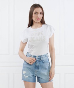 T-shirt Pepe Jeans z okrągłym dekoltem