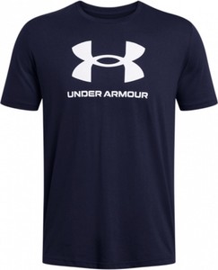 T-shirt Under Armour z bawełny z nadrukiem w młodzieżowym stylu