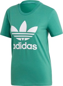 T-shirt Adidas Originals z okrągłym dekoltem z dzianiny z krótkim rękawem