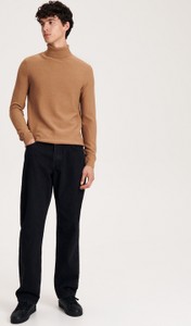 Sweter Reserved w stylu casual z bawełny z golfem