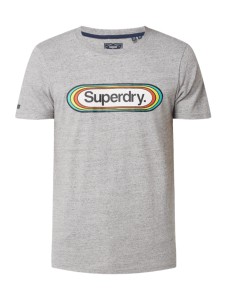 T-shirt Superdry z krótkim rękawem z bawełny