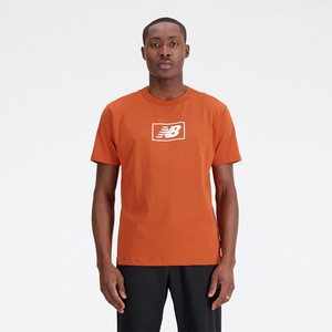 T-shirt New Balance z krótkim rękawem z bawełny w stylu klasycznym