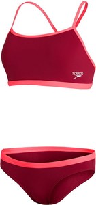 Czerwony strój kąpielowy Speedo w sportowym stylu