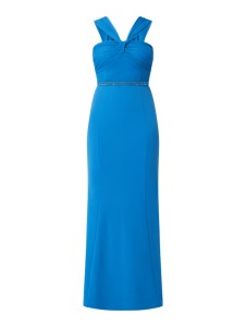Niebieska sukienka Lipsy bez rękawów z dekoltem w kształcie litery v