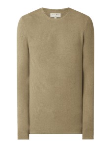 Sweter Tom Tailor Denim z okrągłym dekoltem w stylu casual z bawełny
