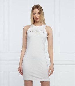 Sukienka Calvin Klein mini prosta w stylu casual