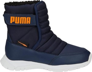 Granatowe buty dziecięce zimowe Puma sznurowane