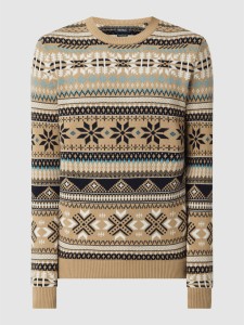 Sweter McNeal z okrągłym dekoltem z bawełny